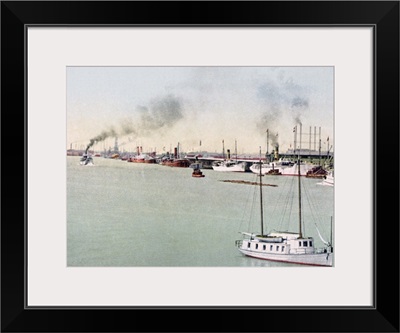Water Front Mobile Alabama Vintage Photograph