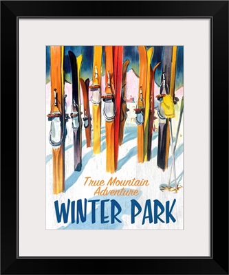 Winter Park Vintage Advertising Poster