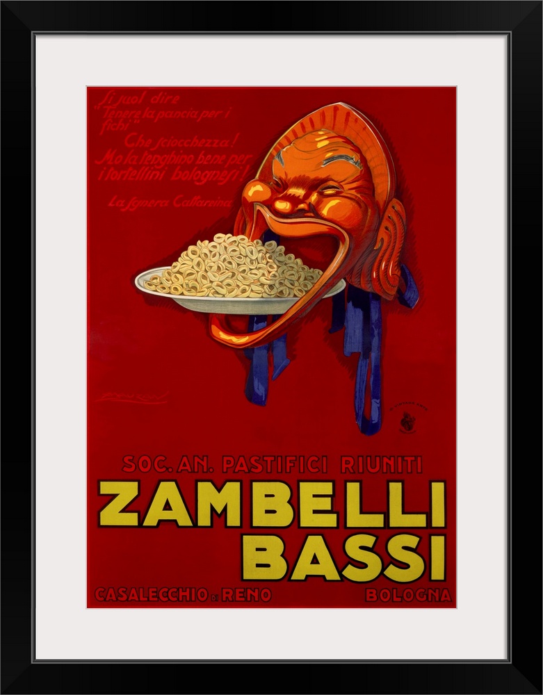 Zambelli-Bassi Vintage Advertising Poster