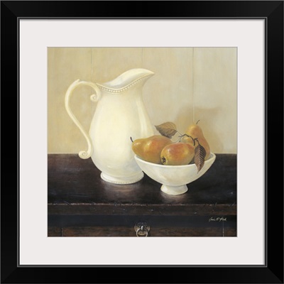Creamware with Pears