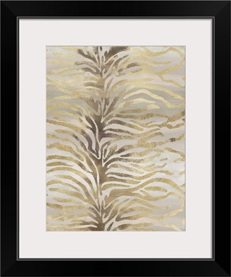 Gilded Zebra Print