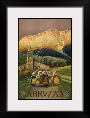 Abruzzo - Vintage Travel Advertisement