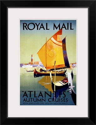 Atlantis Cruises - Vintage Travel Advertisement