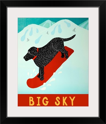 Big Sky Snowboard Black