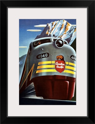 Canadian Pacific Train - Vintage Travel Advertisement