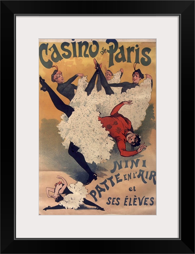 Casino de Paris - Vintage Cabaret Advertisement