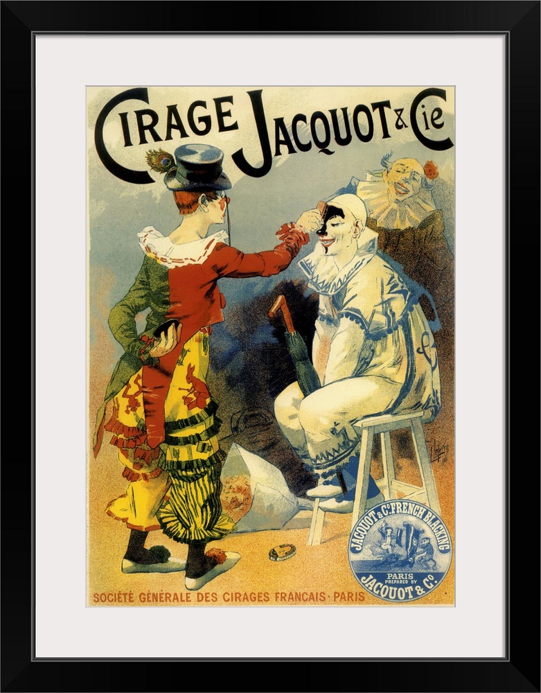 Cirage Jacquot - Vintage Circus Advertisement