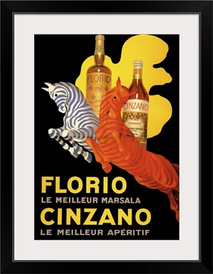 Florio Cinzano - Vintage Liquor Advertisement