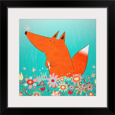 Fox in Flowers