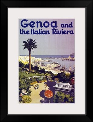 Genoa - Vintage Travel Advertisement