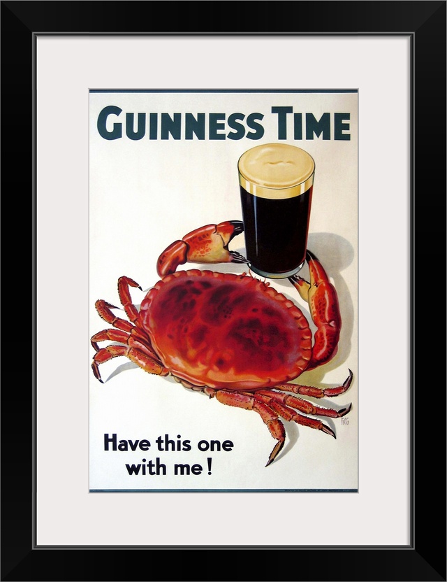 Vintage advertisement for Guinness beer.