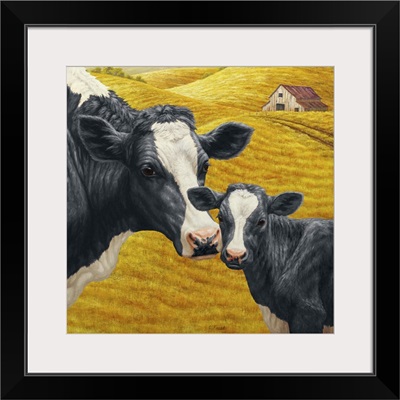 Holstein Cow and Calf
