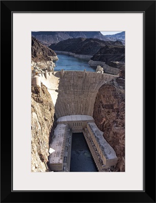 Hoover Dam, color photograph