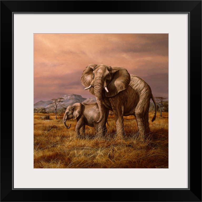 Mother and Child (Elephants)