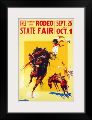 Rodeo State Fair Roan, Two Cowgirls