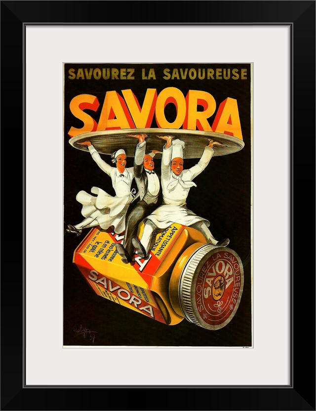 Savora Mustard - Vintage Food  Advertisement