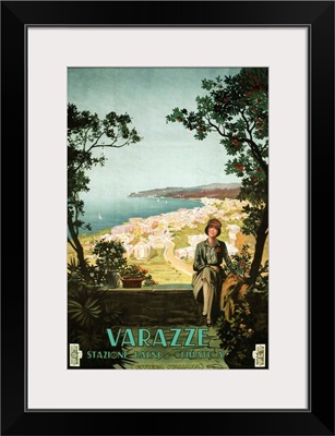 Varazze, Italy - Vintage Travel Advertisement