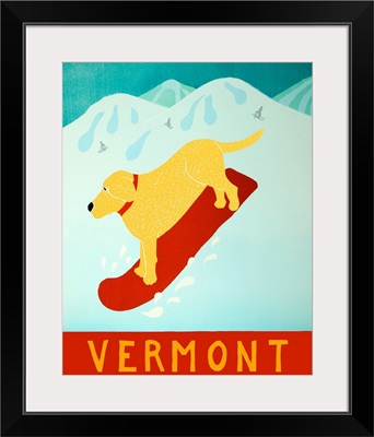 Vermont Snowboard Yellow