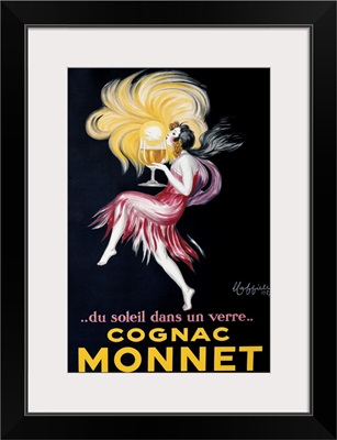 Vintage Advertising Poster - Cognac Monnet