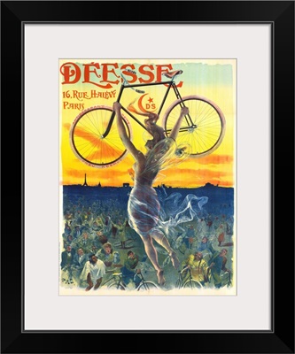 Vintage Advertising Poster - Deesse Cycles
