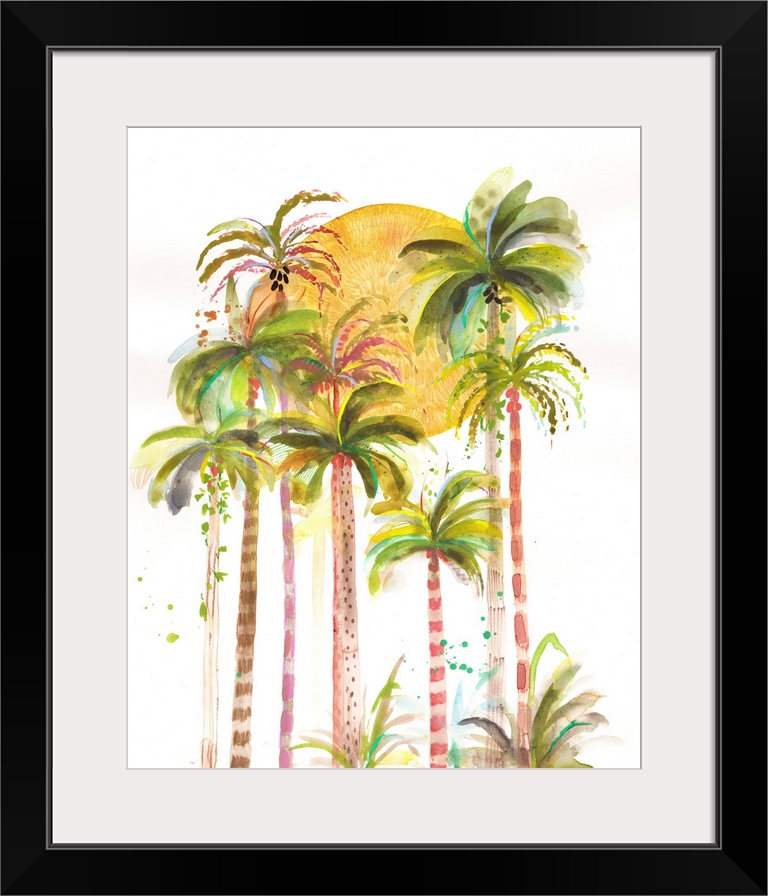 The tropicals and sun remind us of happy times. Sunny day out simply captures the essence of a sunny day.