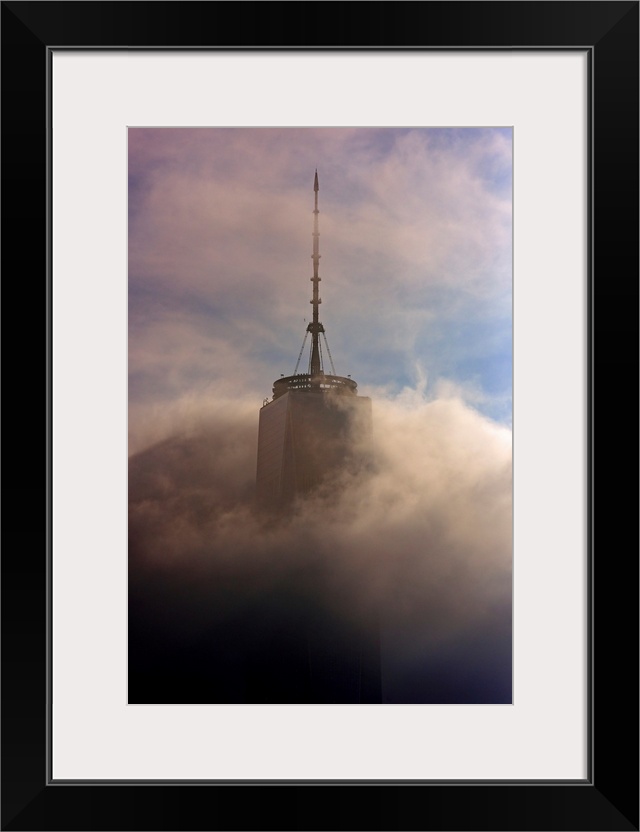 Freedom Tower Among Clouds