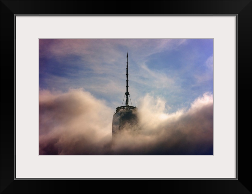 Freedom Tower Among Clouds