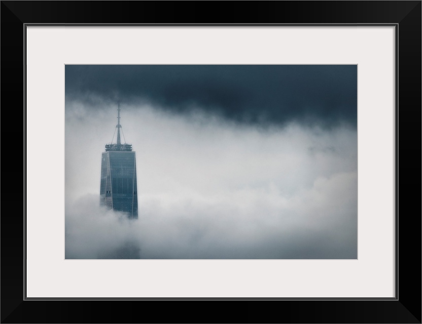 Freedom Tower Among Clouds