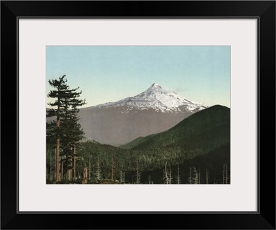 Vintage photograph of Mt. Hood, Oregon