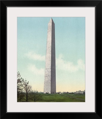 Vintage photograph of Washington Monument, Washington, DC