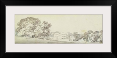 A three storied Georgian house in a park, c.1795