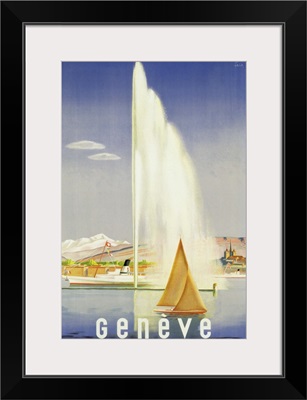 Advertisement for travel to Geneva, c.1937