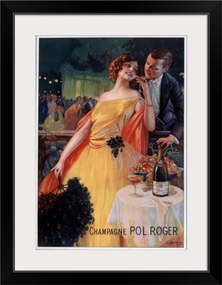 Advertising Poster For Champagne Pol Roger