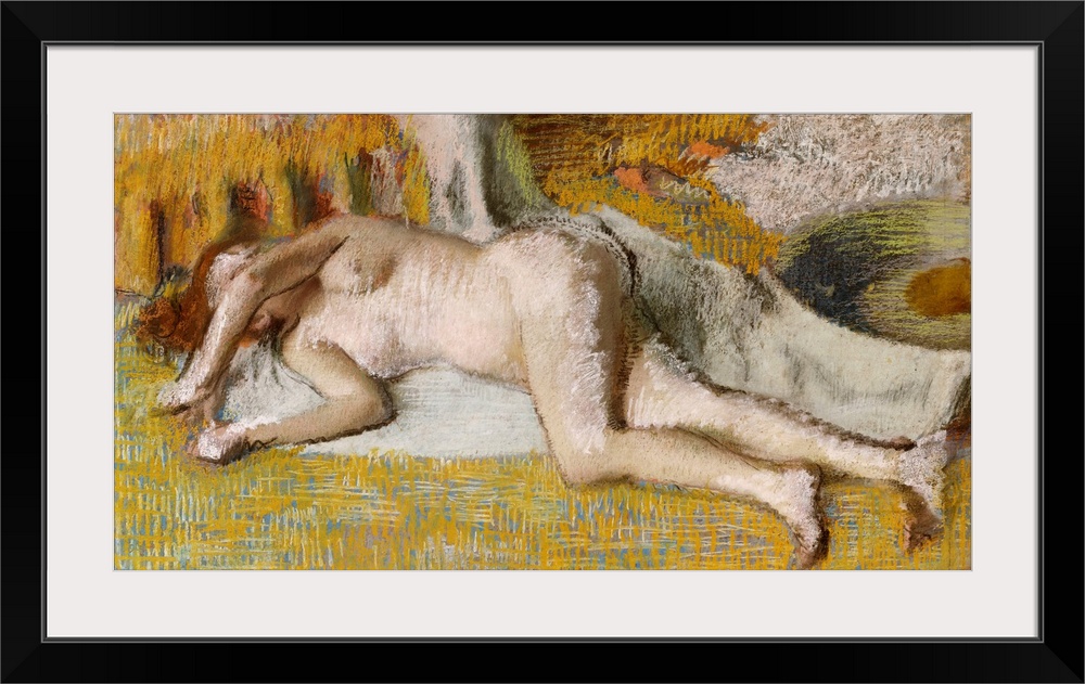 After the Bath, 1885 (pastel on paper) by Degas, Edgar (1834-1917)