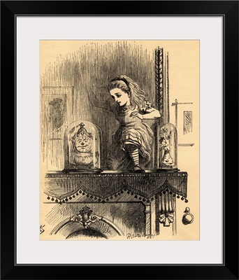 Alice in the Looking Glass House, from 'Through the Looking Glass' by Lewis Carroll