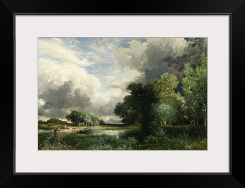 CH377873 Approaching Storm Clouds (oil on canvas) by Moran, Thomas (1837-1926); Private Collection; Photo .... Christie's ...