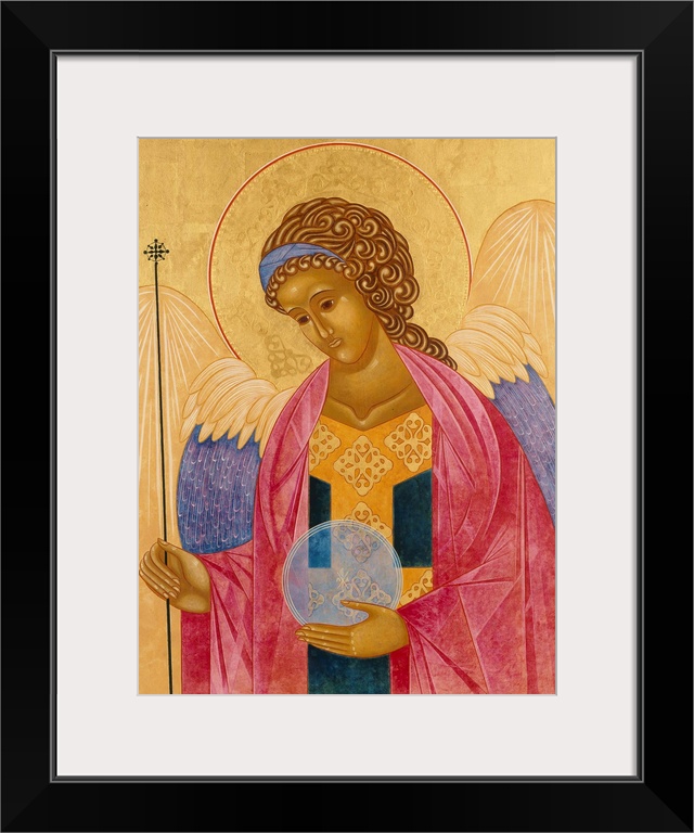 Originally egg tempera and 24k gold on wood.