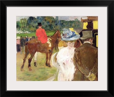 At the Races at Auteuil, 1907