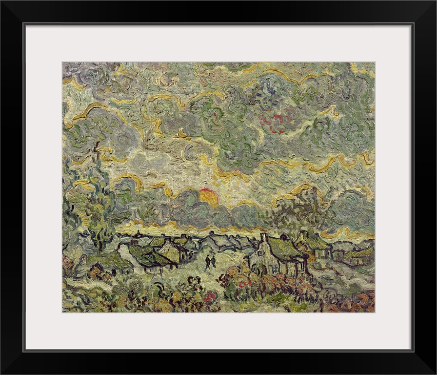 Autumn landscape, 1890 (oil on canvas)  by Gogh, Vincent van (1853-90); Van Gogh Museum, Amsterdam, The Netherlands; Paysa...