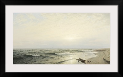 Beach at Long Branch: Sunrise, 1872 (oil on canvas)