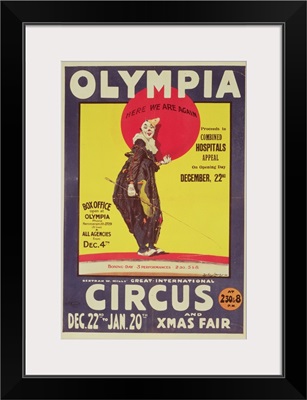Bertram Mills circus poster, 1922