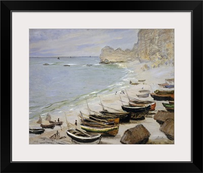 Boats On The Beach At Etretat, 1883
