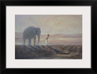Boy And Elephant