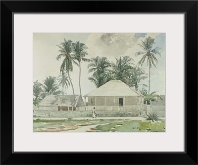 Cabins, Nassau, 1885