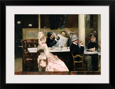 Cafe Scene in Paris, 1877
