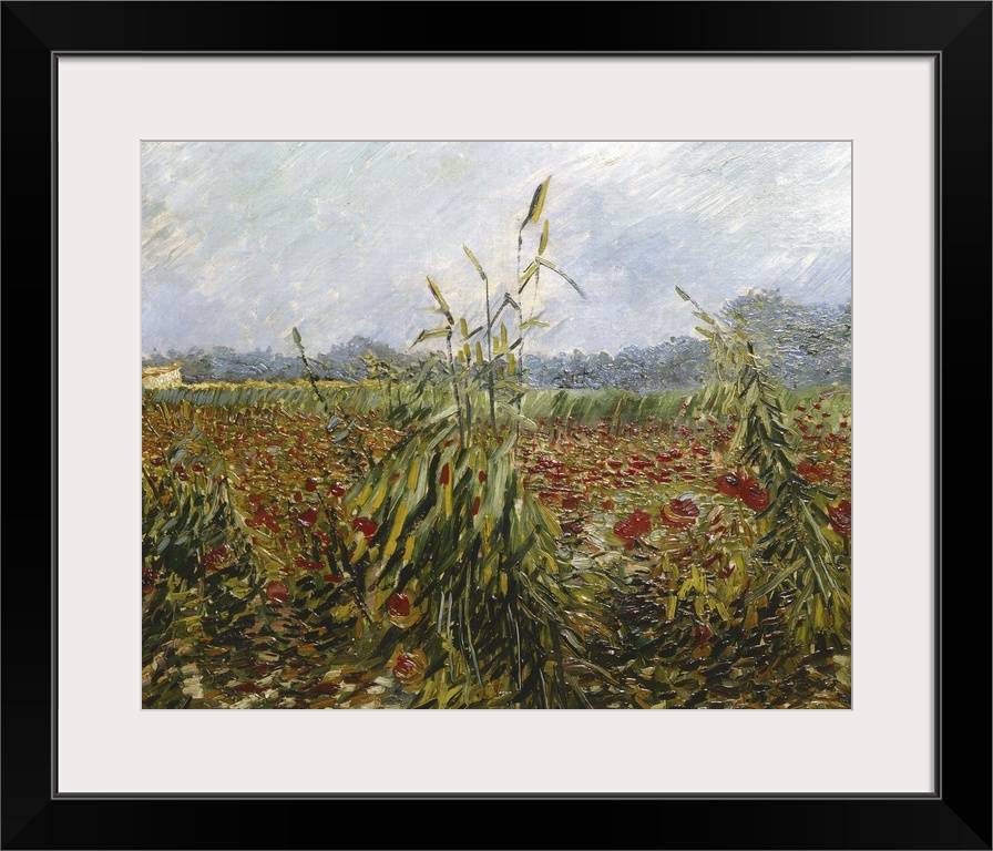 Corn Fields and Poppies, 1888