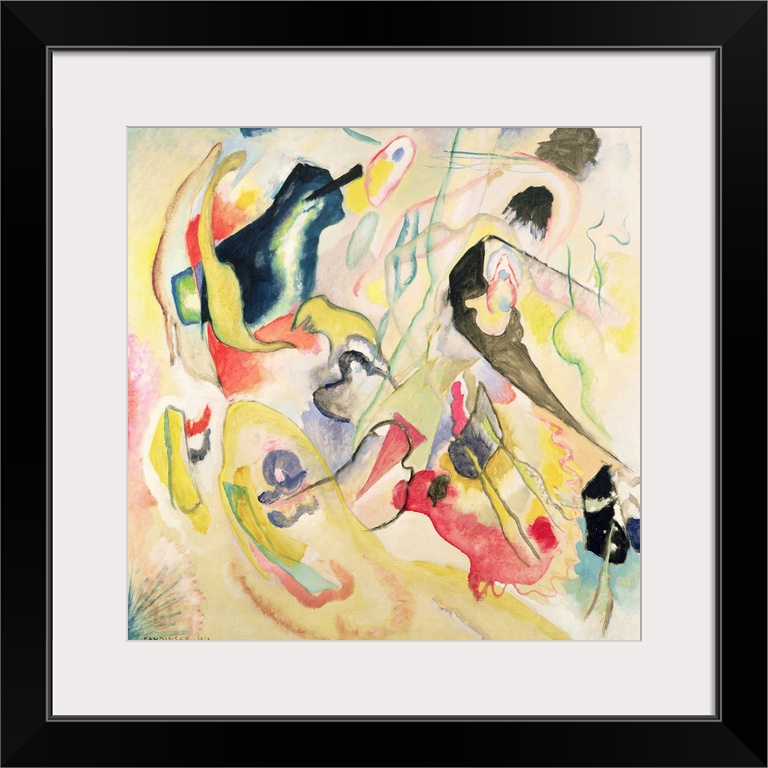 Deluge II, 1912 by Kandinsky, Wassily (1866-1944)