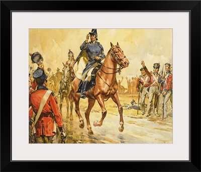 Duke of Wellington Rallying his Troops