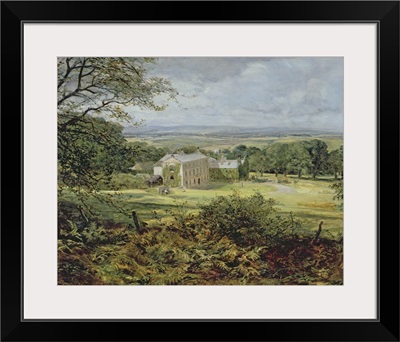 English landscape with a house, 19th century