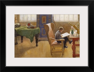 Esbjorn in the Studying Corner, 1912